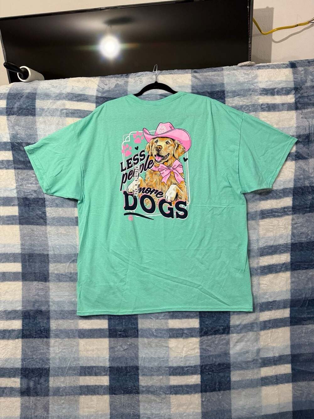 Girlie Girl Originals Less People More Dogs Graphic T-Shirt